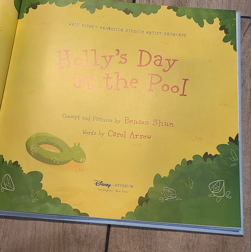 🐣Disney Animation Holly's Day at the Pool🧋🍋☃️🦋🐯🐠🍬🍿🍕🐬